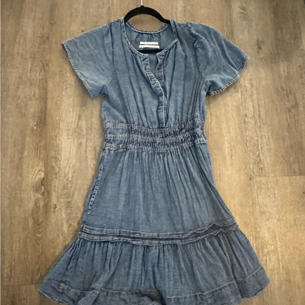 Anthropologie Blue Mini Dress